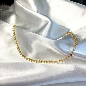 NWT 14K Gold & Pearl Choker.